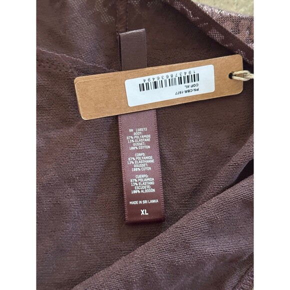 Skims Logo Mesh Brief Coffee Size XL - Picture 7 of 8